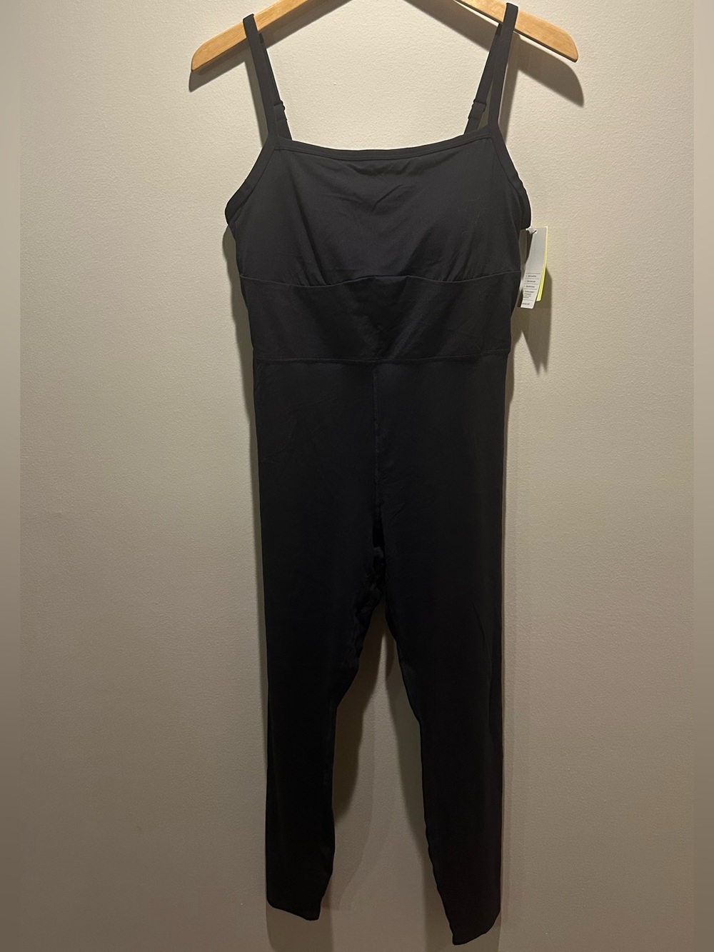 all in motion Black Fitted Sleeveless Bodysuit Jumpsuit